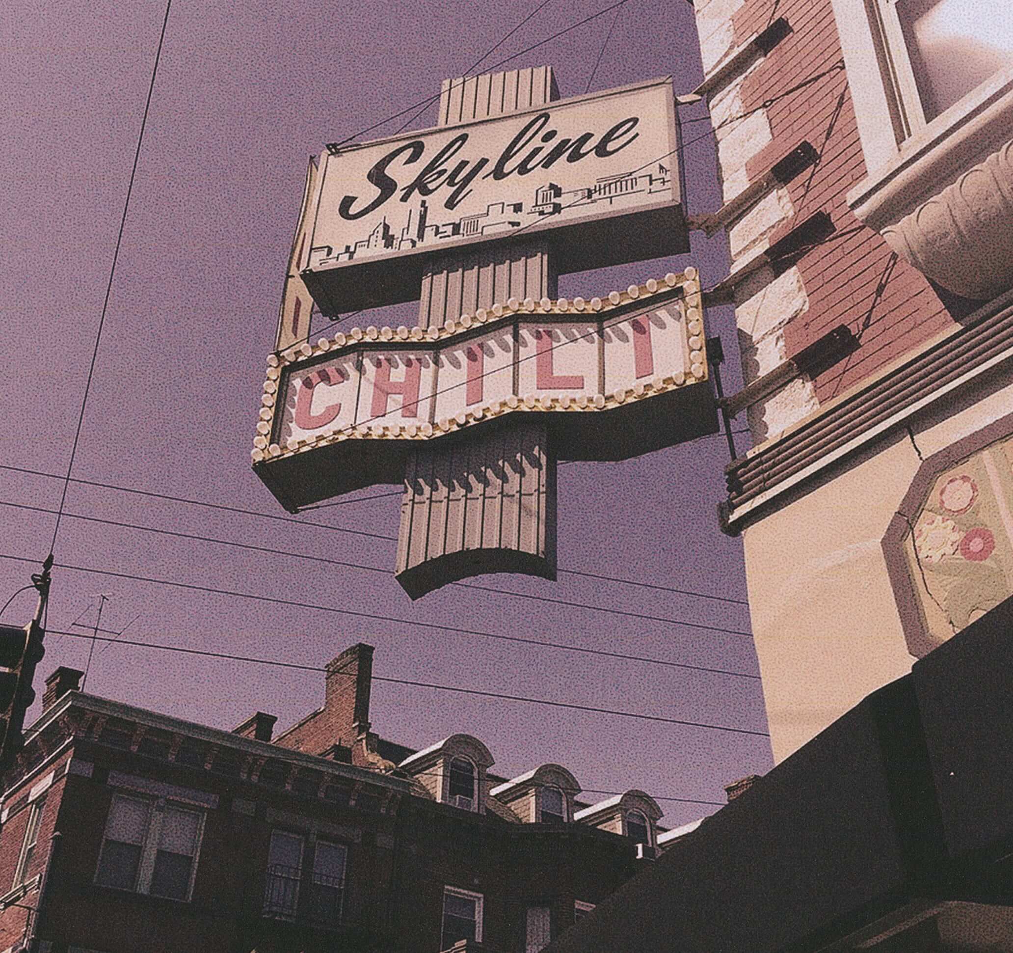 Skyline Chili sign in front of the Clifton location