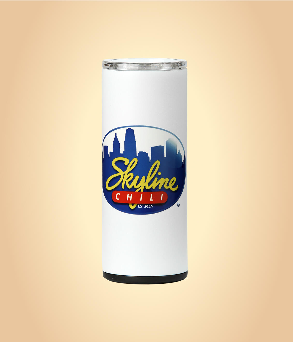 Skyline white travel mug