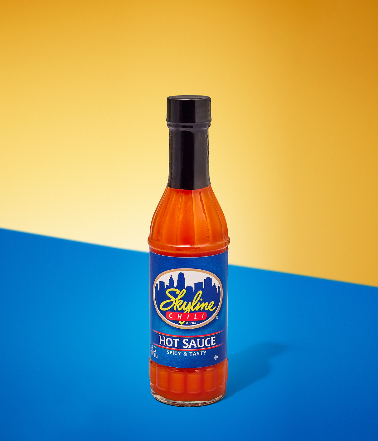 Skyline Hot Sauce grocery bottle