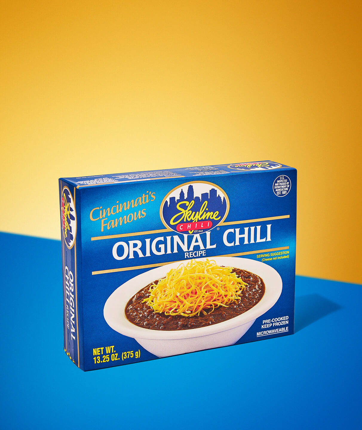 Frozen Skyline chili grocery box