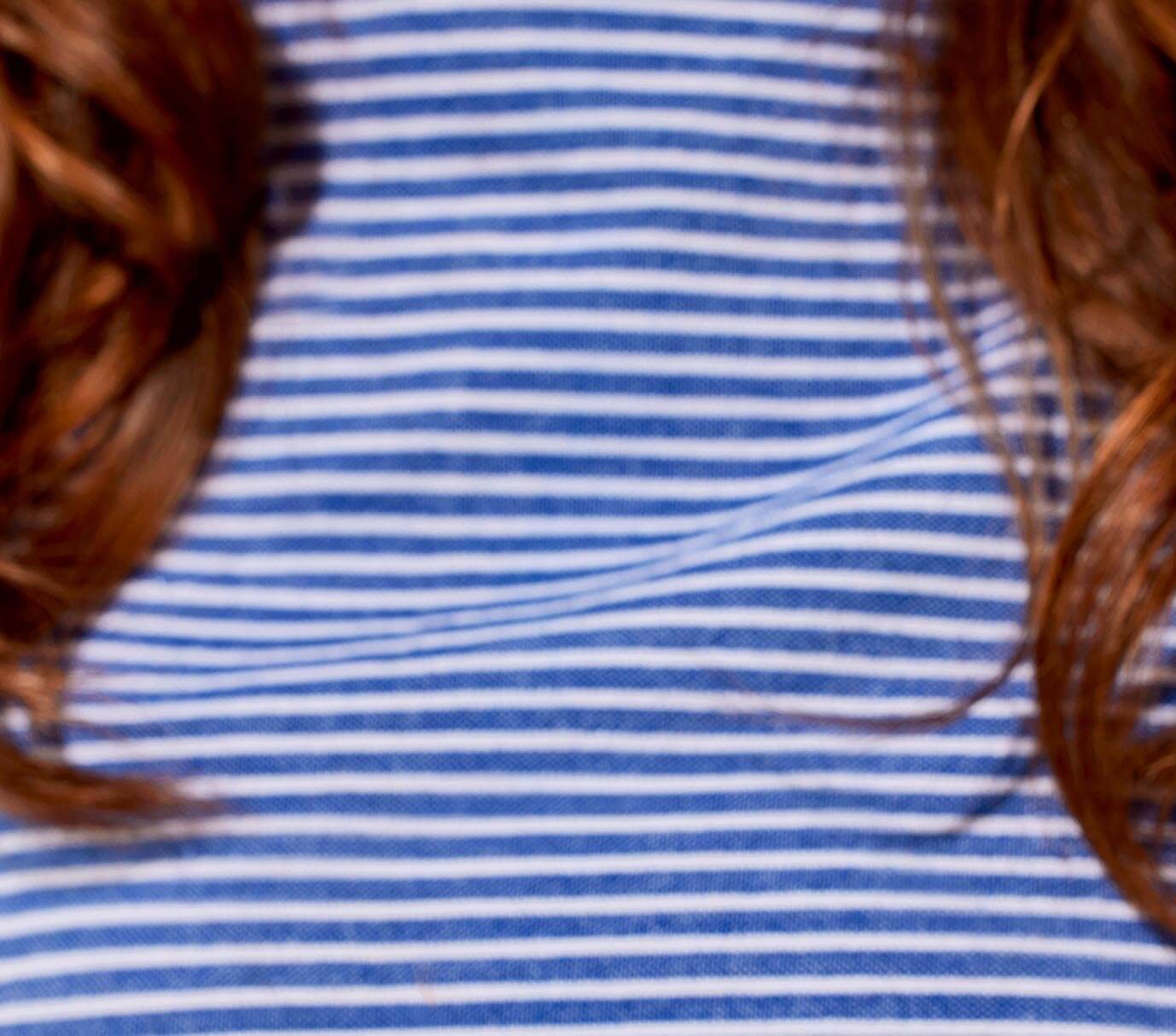 Front view of person